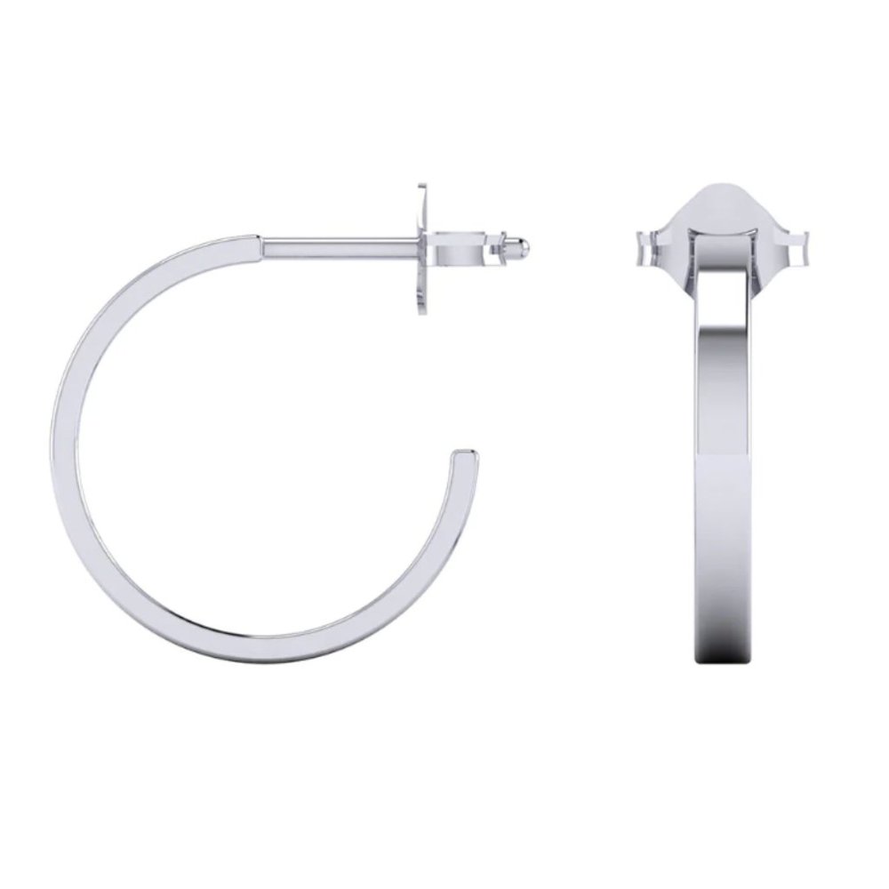 Small Hoops - Sterling Silver